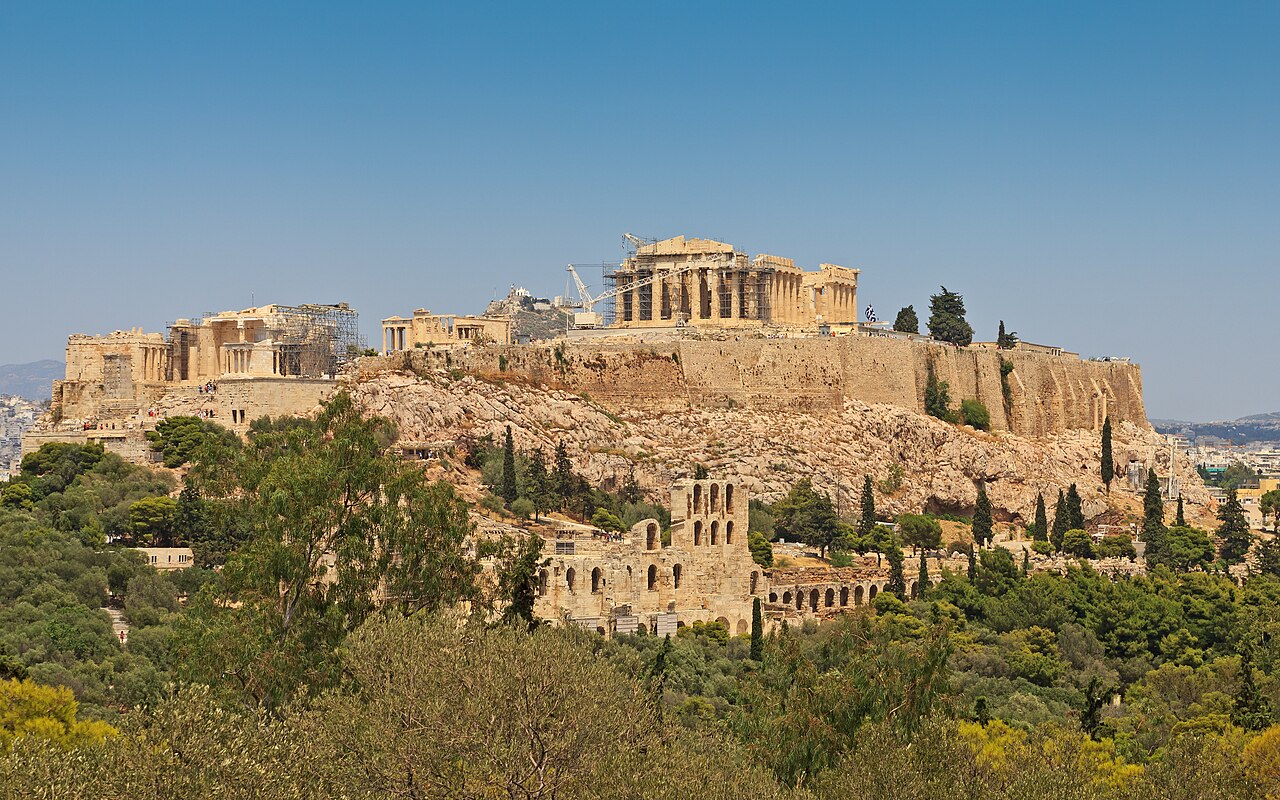 Attica 06-13 Athens 50 View from Philopappos - Acropolis Hill