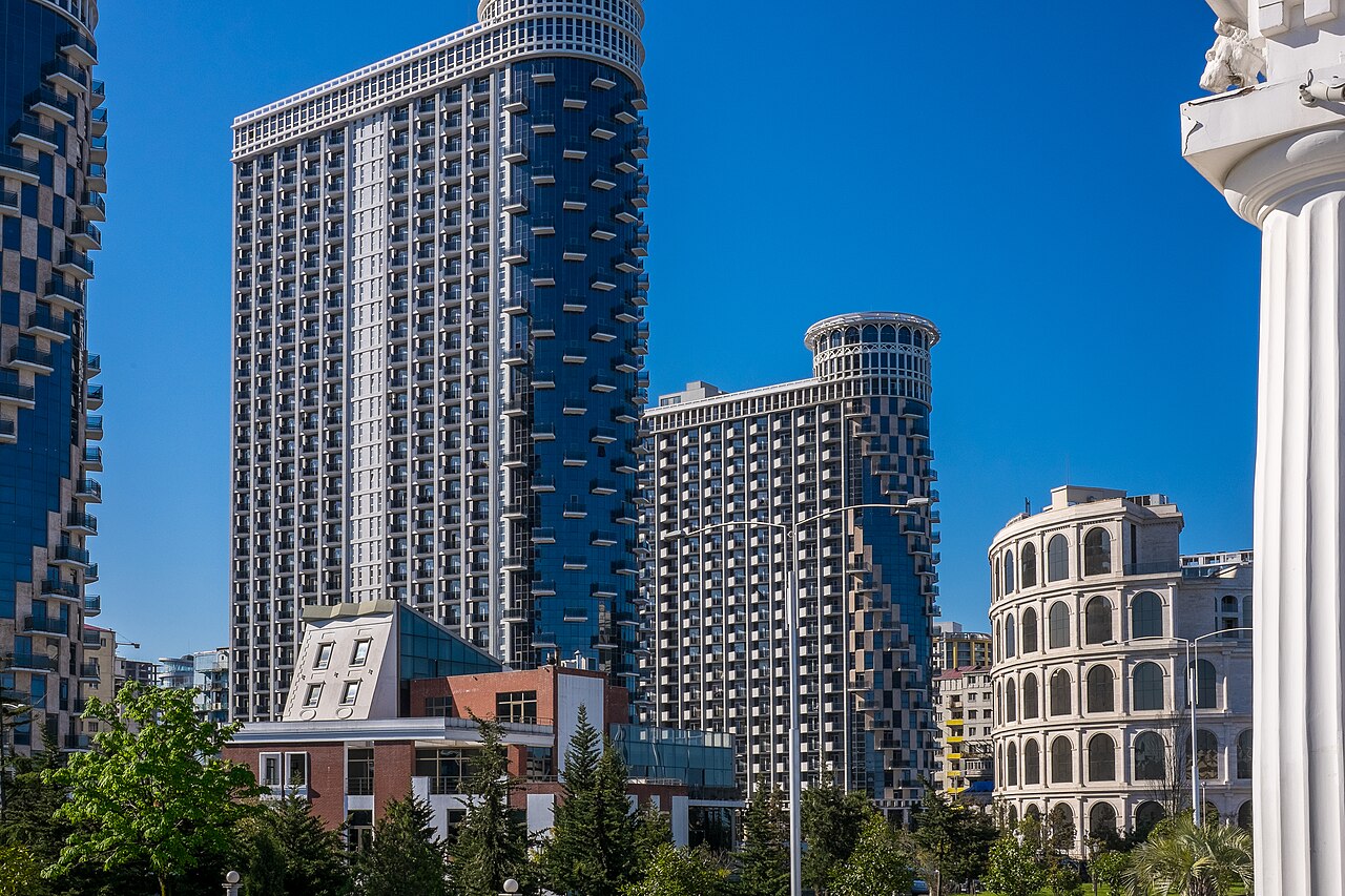 Changing skyline of Batumi, Georgia