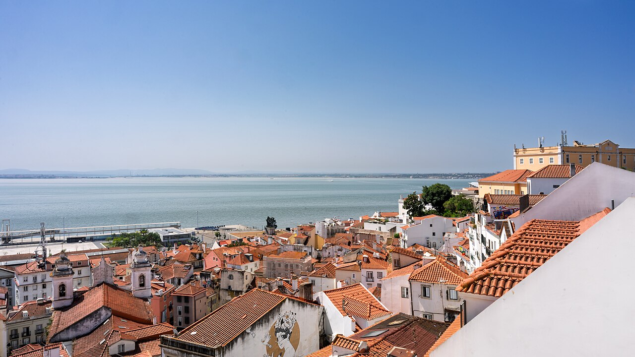 Alfama Rooftops and Tagus River View, Lisbon (54733828355)