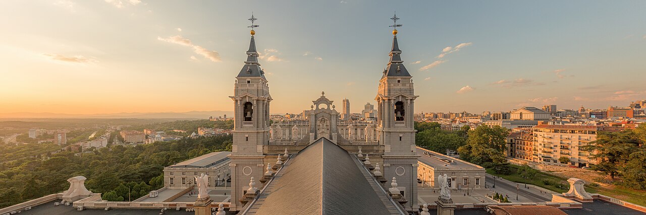 Madrid cathedral 2020 - view from the dome