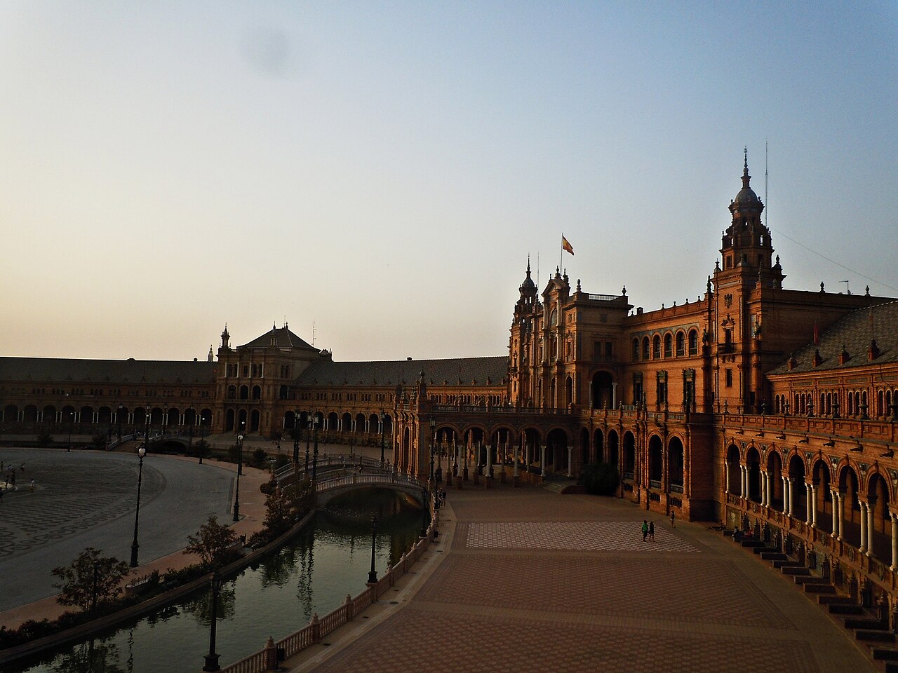 Plaza de España in the Maria Luisa Park, Seville Spain- II