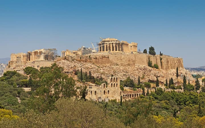 Athens — Attica 06-13 Athens 50 View from Philopappos - Acropolis Hill