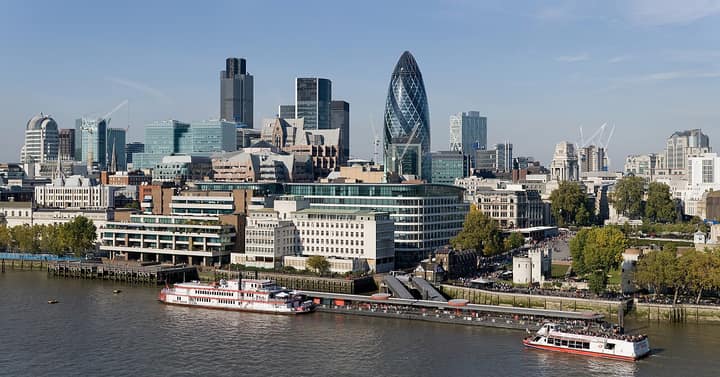 London — City of London skyline from London City Hall - Oct 2008