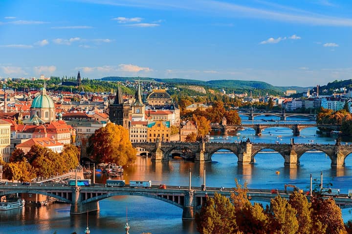 Prague — Prague skyline view