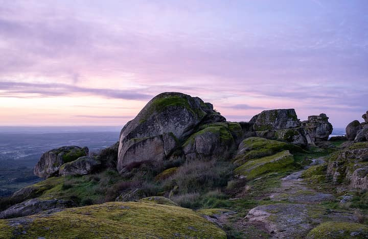 Portugal — Granite boulder formations near the Monsanto Castle at sunrise, Aldeia de Monsanto, Portugal (2) julesvernex2-3